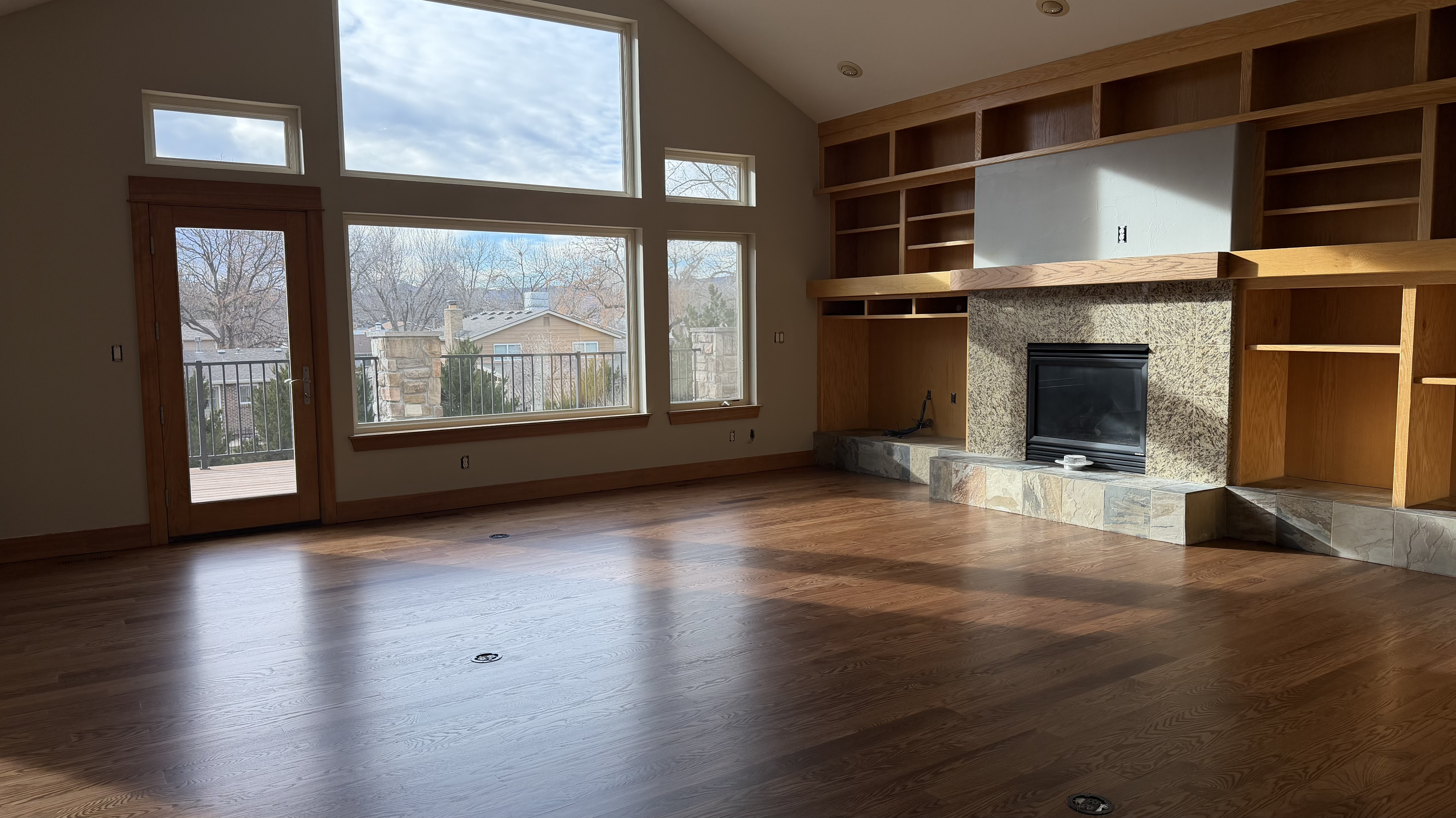 Floor after refinishing